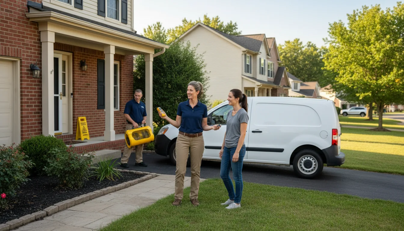 Water restoration image for Water Damage & Restoration Services in Grand Tower, IL